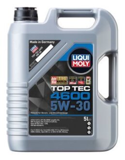 ОЛИВА МОТОРНА TOP TEC 4600 5W-30 5Л LIQUI MOLY 8033