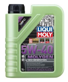 ОЛИВА МОТОРНА MOLYGEN NEW GENERATION 5W-40 1Л LIQUI MOLY 8576