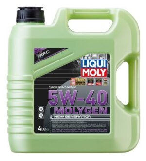 ОЛИВА МОТОРНА MOLYGEN NEW GENERATION 5W-40 4Л LIQUI MOLY 9054