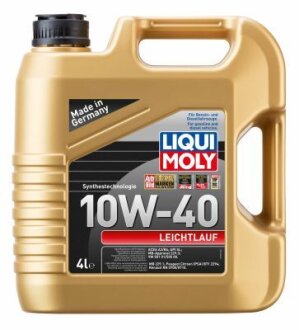 ОЛИВА МОТОРНА LEICHTLAUF 10W-40 4Л LIQUI MOLY 9501