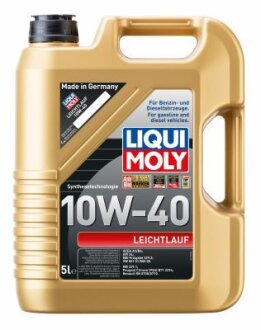 ОЛИВА МОТОРНА LEICHTLAUF 10W-40 5Л LIQUI MOLY 9502