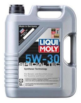 ОЛИВА МОТОРНА SPECIAL TEC 5W-30 5Л LIQUI MOLY 9509