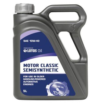 Олива моторна Motor Classic Semisynthetic SG/CE 10W-40 5 л (WG-K502440-0N0) Lotos 300069