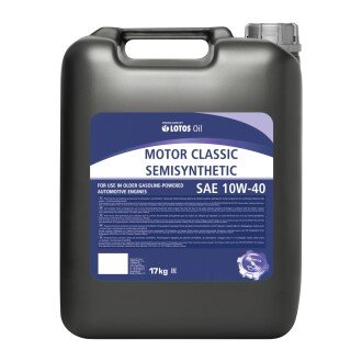 Олива моторна Motor Classic Semisynthetic SG/CE 10W-40 17 кг (WG-P702440-000) Lotos 300071