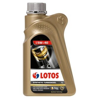 Олива моторна Synthetic Turbo Diesel 5W-40 1 л (WF-K104E30-0H0) Lotos 300100