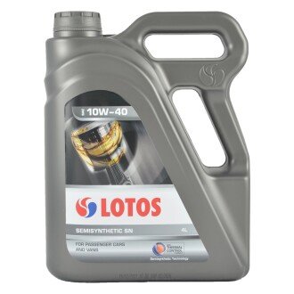 Олива моторна Semisynthetic SN/CF 10W-40 4 л (WF-K405K00-0H0) Lotos 300496