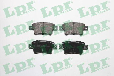 Колодки тормозные дисковые задние FIAT Grande Punto 05-10, Linea 07-18; OPEL Corsa D 06-15 LPR s.r.l 05P1224 (фото 1)