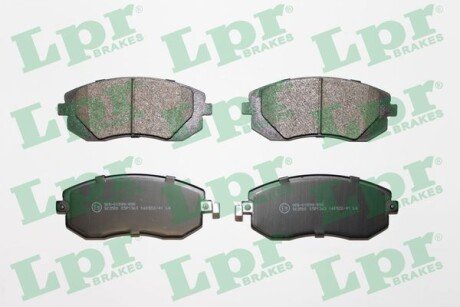 Колодка тормозов. диск. SUBARU FORESTER (SF, SG), IMPREZA (GD, GG) передн. (выр-во LPR) LPR s.r.l 05P1363