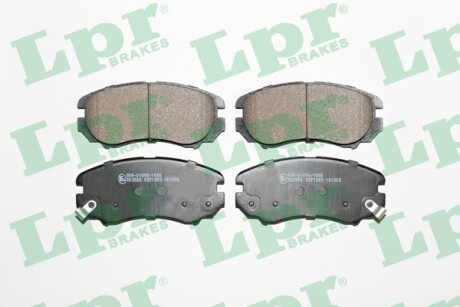 Колодка гальм. диск. HYUNDAI SONATA, TUCSON, KIA SOUL передн. (LPR) LPR s.r.l 05P1369