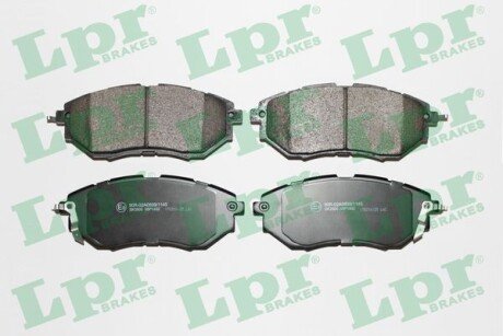 Комплект тормозных колодок LPR s.r.l 05P1402