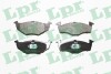 Колодка гальм. диск. SEAT IBIZA IV (6L1), SKODA FABIA (6Y2) передн. (LPR) LPR s.r.l 05P638 (фото 1)