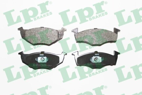 Колодка гальм. диск. SEAT IBIZA IV (6L1), SKODA FABIA (6Y2) передн. (LPR) LPR s.r.l 05P638