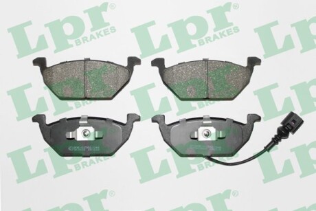 Колодка гальм. диск. AUDI A3, SEAT, SKODA, VW передн. (LPR) LPR s.r.l 05P692