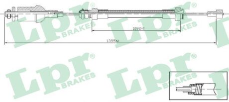Трос сцепления LPR s.r.l C0237C