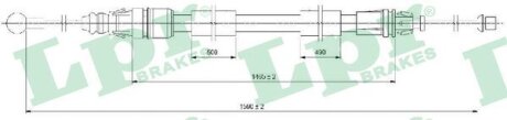 Трос ручного тормоза LPR s.r.l C0721B