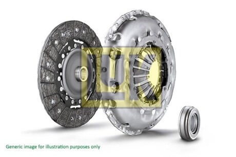 Сцепление AUDI, VW, SKODA, 2.5 TDI, 00-05(выр-во) LuK 624 3075 00