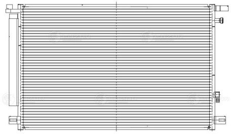Радіатор кондиціонера Toyota Camry (XV70) (18-) (LRAC 1941) Luzar LRAC1941 (фото 1)