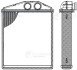 Радіатор опалення Opel Vectra C (02-)/Saab 9-3 (02-)/Cadillac BLS (06-) (LRh 2144) Luzar LRh2144 (фото 3)