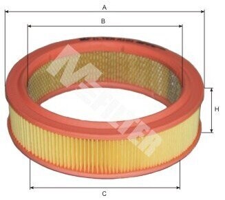 Фільтр повітряний ВАЗ 2101-2107, 2108-09 (карбюратор) M-FILTER A101