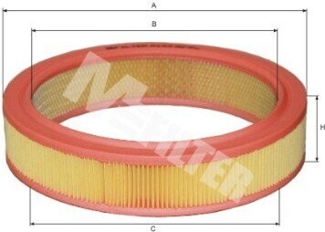 Фильтр воздушный Audi, Skoda, VW (выр-во) M-FILTER A123