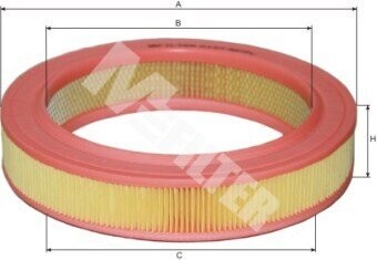 Фільтр повітряний OPEL M-FILTER A127