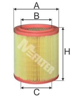 Фільтр повітряний CITROEN, PEUGEOT M-FILTER A396