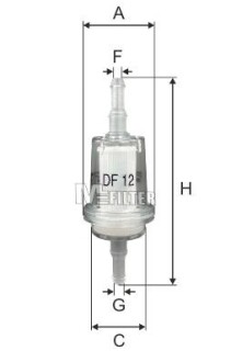 Фільтр паливний MB M-FILTER DF12