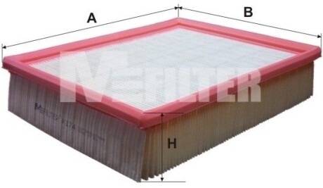 Фільтр повітряний OPEL Omega M-FILTER K174