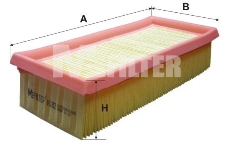 Фильтр воздушный VW (выр-во) M-FILTER K182