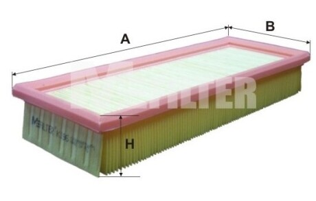 Фільтр повітряний FIAT Duna, Uno, Fiorino M-FILTER K196