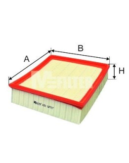 Фільтр повітряний Chevrolet, AUDI, ВАЗ 2108-09 M-FILTER K201