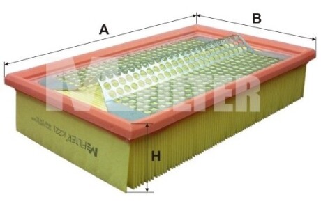 Фільтр повітряний MB M-FILTER K221