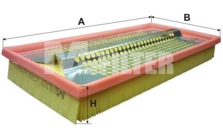 Фільтр повітряний MB M-FILTER K249