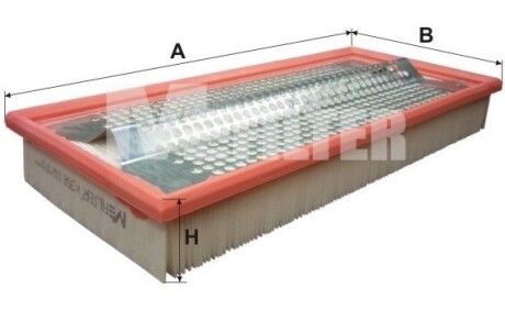 Фільтр повітряний MB M-FILTER K358