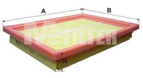 Фільтр повітряний M-FILTER K 450