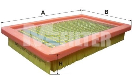 Фільтр повітряний MAZDA 323 M-FILTER K482