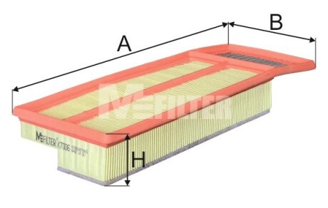 Фильтр воздушный (выр-во) M-FILTER K7006