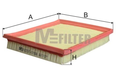 Фільтр повітряний M-FILTER K 7058