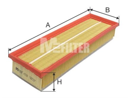 Фильтр воздушный BMW 5 (F10) 520d 14- M-FILTER K 7131