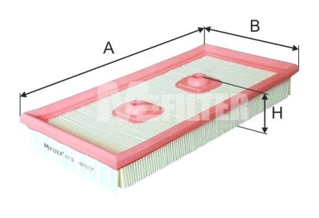 Фільтр повітряний Skoda Octavia M-FILTER K716 (фото 1)