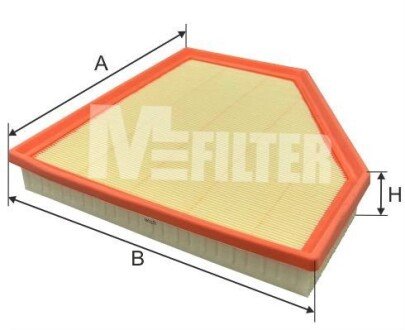 Фільтр повітряний BMW 1 (F20)/2 (F23)/3 (F31)/4 (F36) 2.0/3.0 15- M-FILTER K 7186