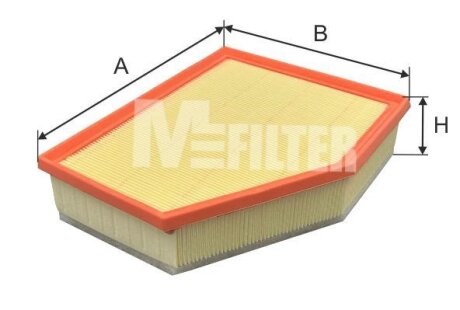 Фільтр повітряний BMW 5(G30,P90)/ 7(G11,G12) 2.0/3.0 15- M-FILTER K 7189