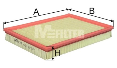 Фільтр повітряний Opel AstraG 2,2i, Zafira M-FILTER K735