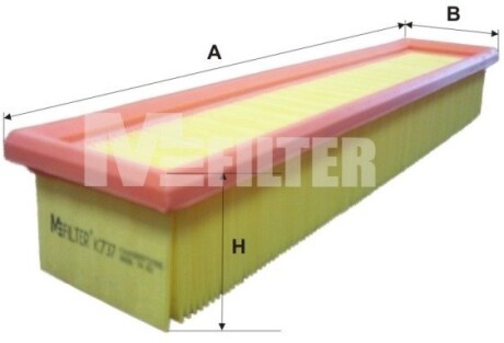 Фільтр повітряний RENAULT M-FILTER K737