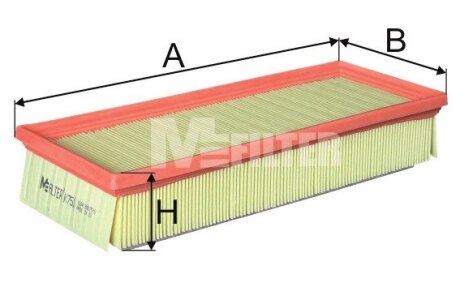 Фільтр повітряний M-FILTER K751