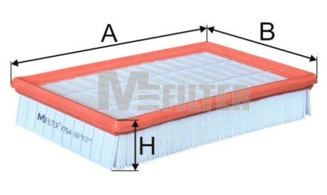 Фільтр повітряний M-FILTER K 754