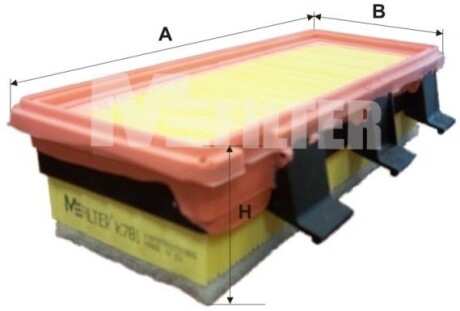 Фільтр повітряний M-FILTER K781