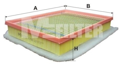 Фільтр повітряний OPEL Astra H, Zafira II M-FILTER K788