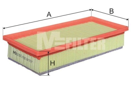 Фильтр воздушный Citroen C5/Peugeot 407 2.0 HDi 04- M-FILTER K 792