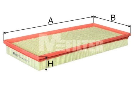 Фільтр повітряний MB A-клас OM640 04- M-FILTER K 796